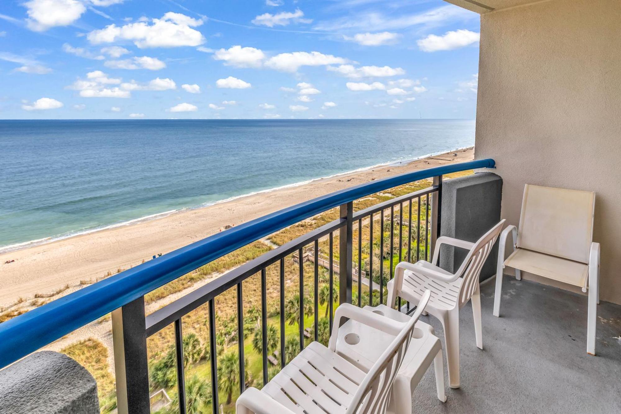 מירטל ביץ' 11-Th Floor Oceanfront Beach Resort With Private Balcony מראה חיצוני תמונה